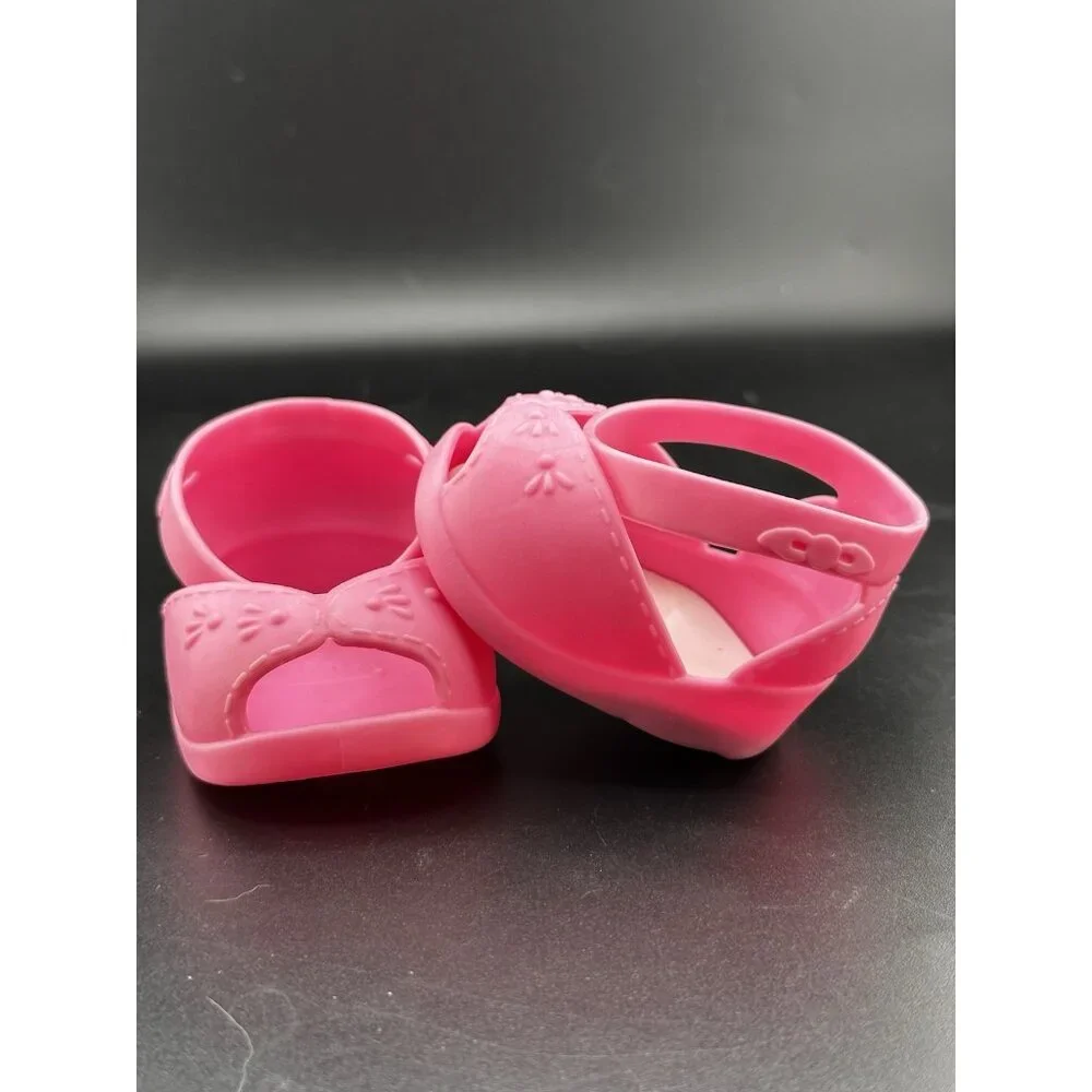 Cabbage Patch Kids‎ Bright Pink Shoes Ankle Straps 2009 OAA Jakks Pacific